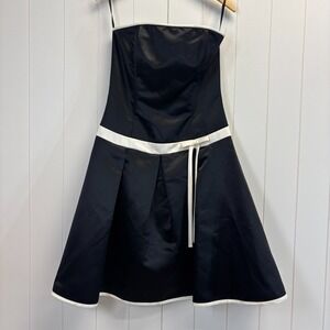 Vintage Jessica McClintock Gunne Sax Womens Strapless Cocktail Dress Size 9 NYE